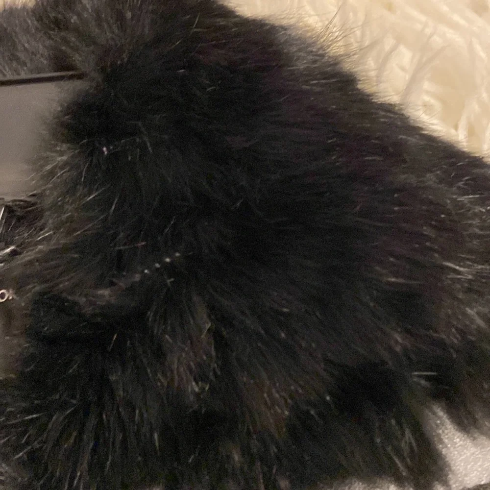 COLEBROOK RABBIT FUR AND LAMBSKIN WOMENS VEST BNWOT length 23” bust 30”very soft